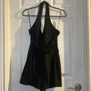 Guess black halter romper